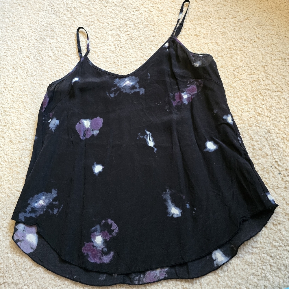 🌈 Wilfred Aritzia 100% Silk Adjustable Straps Cami Tank Top - Picture 1 of 5